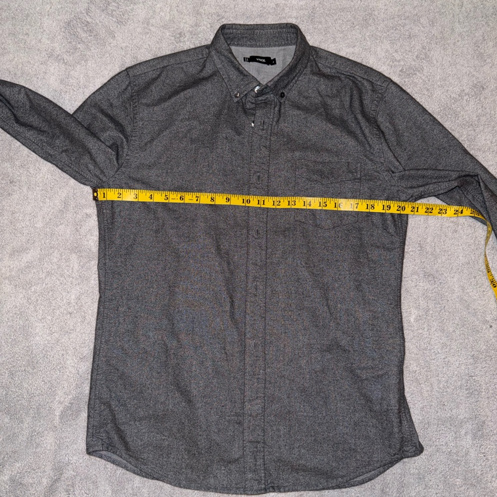 VINCE long sleeve button down size medium - Picture 6 of 8
